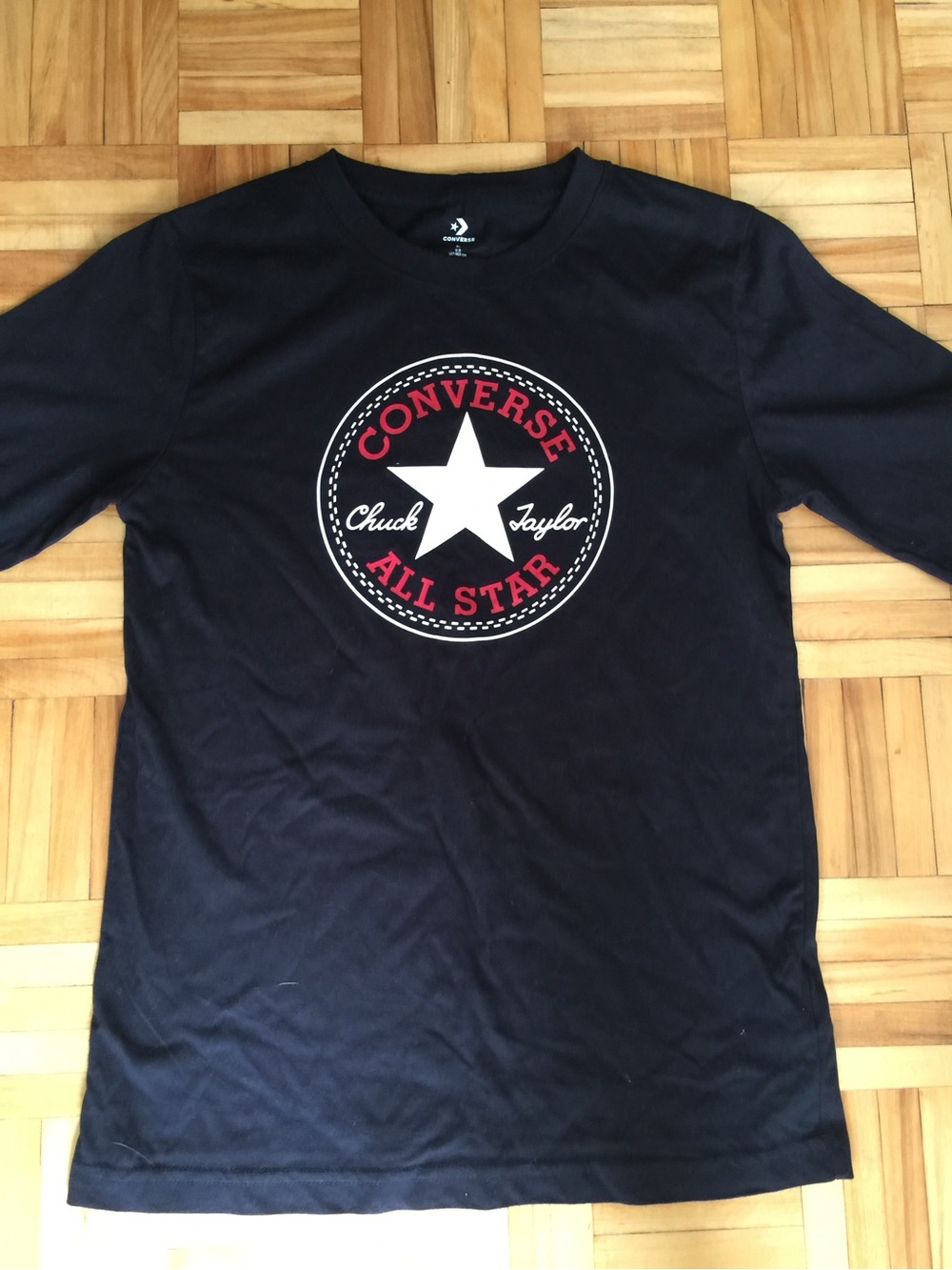 Boys Converse Black Chuck Taylor All Star Logo sweater
